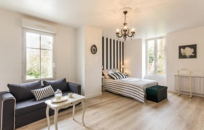 Bed and Breakfast Le Jardin De Camille Tailleville Exterior foto